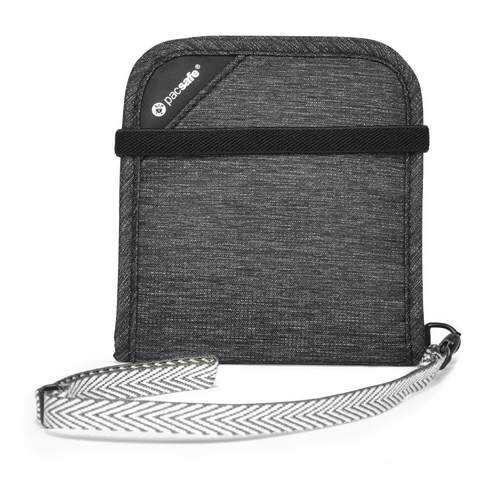 Кошелек унисекс Pacsafe RFIDsafe V100 серый в 5 Карманов