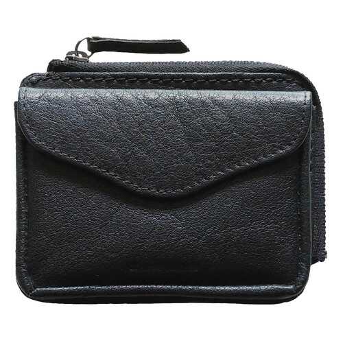 Мини-портмоне кожаное Guess 96-7779-01 черное в 5 Карманов