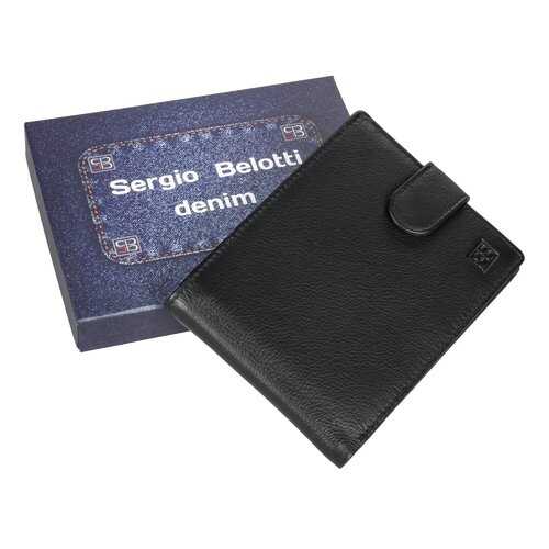 Портмоне мужское Sergio Belotti 533-02 denim black в 5 Карманов