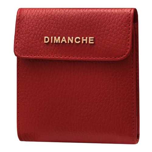 Портмоне женское Dimanche 594_33_G красное в 5 Карманов