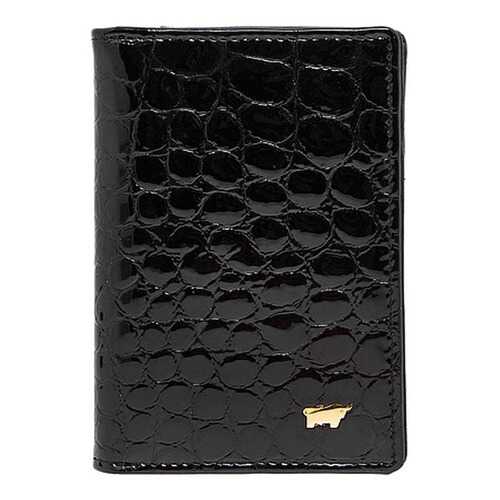 Визитница Braun Buffel 40400-020-010 GLANZCROKO черная в 5 Карманов