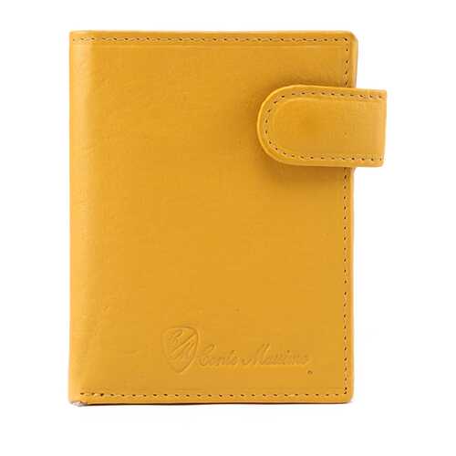 Визитница женская CONTE MASSIMO 2132_1 желтая в 5 Карманов