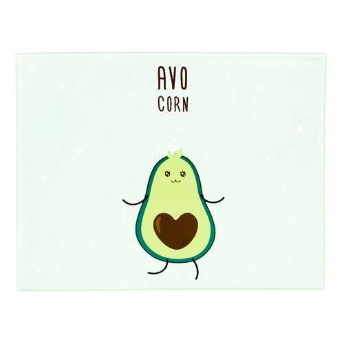 Обложка для зачетной книжки Kawaii Factory KW067 Avocorn голубая в 5 Карманов