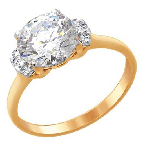 Кольцо женское SOKOLOV из серебра со Swarovski Zirconia 89010088 р.16.5 в 5 Карманов