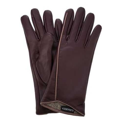 Перчатки женские Eleganzza IS963 бордовые 6.5 в 5 Карманов