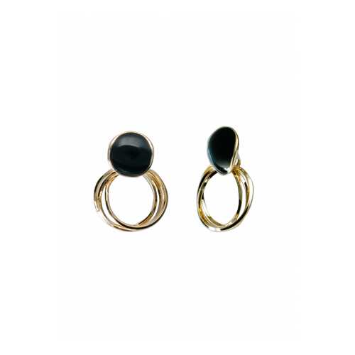 Серьги Corona style B006EEH03191-BLACK в 5 Карманов
