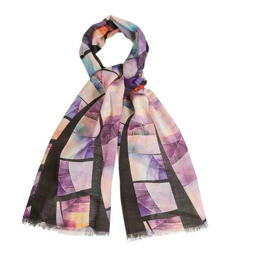 Шарф женский Dr.Koffer S810489-04-74 фиолетовый в 5 Карманов