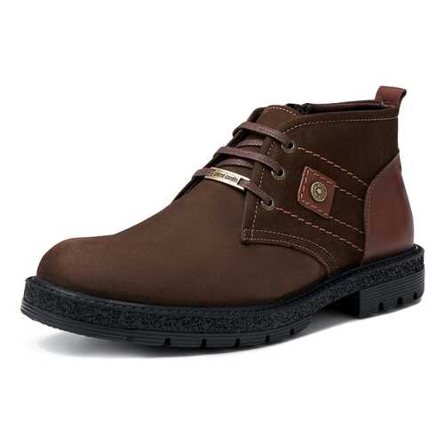 Ботинки мужские Pierre Cardin 26007470 коричневые 41 RU в 5 Карманов