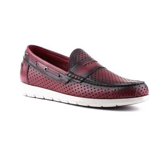 Мокасины мужские CABANI SHOES A666751E красные 41 RU в 5 Карманов