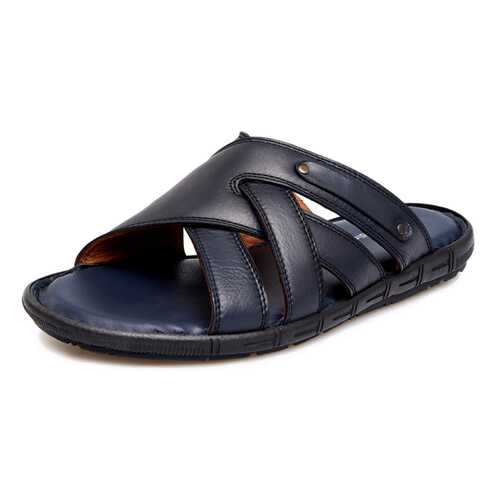 Шлепанцы мужские Pierre Cardin 710017663 синие 45 RU в 5 Карманов