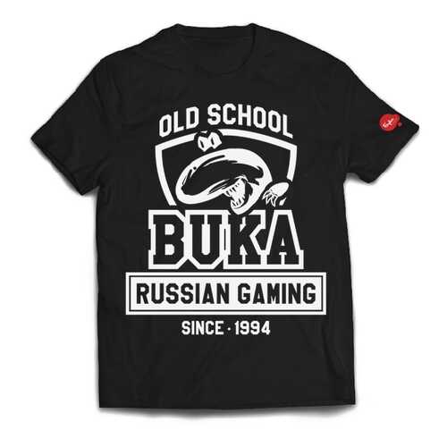 Футболка BUKA OLD SCHOOL черная L в 5 Карманов
