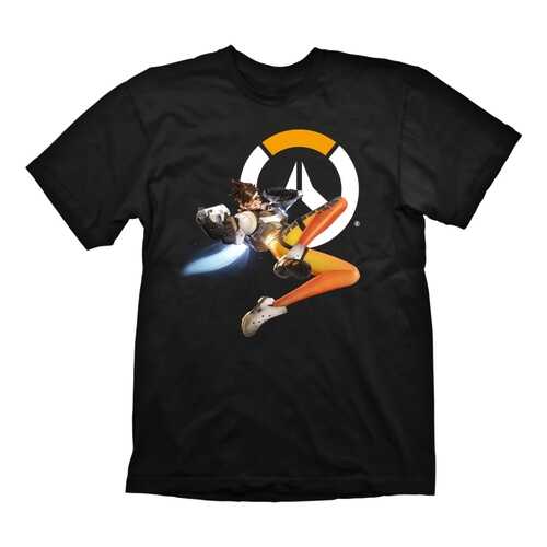 Футболка мужская Gaya Entertainment Overwatch Tracer Hero черная S в 5 Карманов