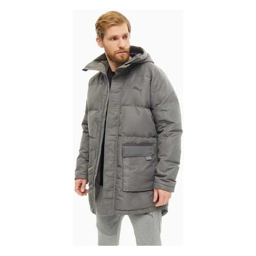 Пуховик мужской PUMA 58002637 серый L в 5 Карманов