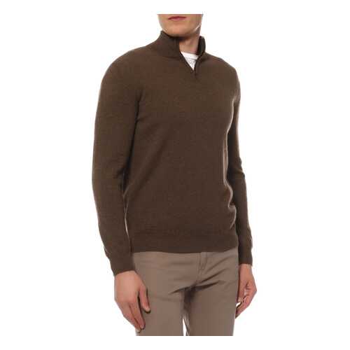 Поло мужское Mir cashmere YML16-007 коричневое 4XL в 5 Карманов
