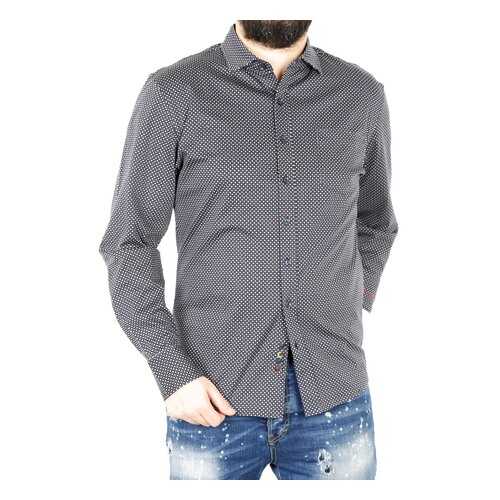 Рубашка мужская Enrico beleno GD30300024 синяя 2XL в 5 Карманов