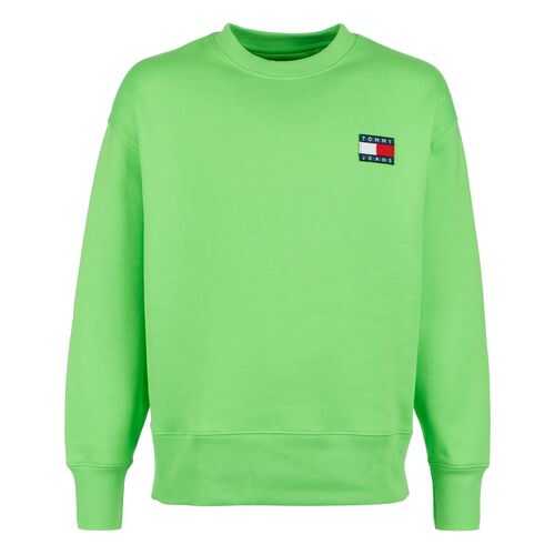 Свитшот мужской Tommy Jeans DM0DM08120 LAC зеленый L в 5 Карманов