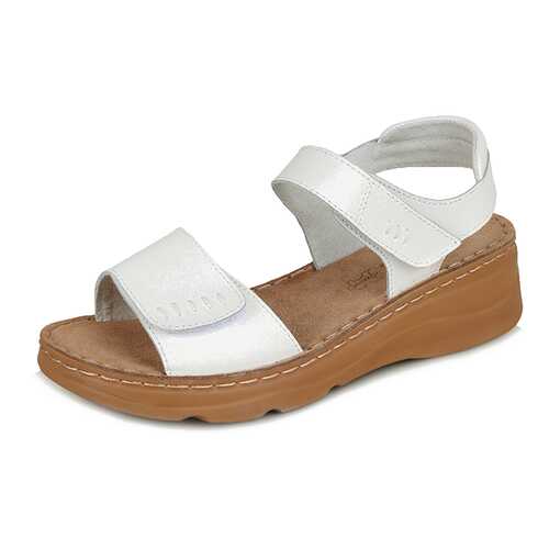 Сандалии женские Alessio Nesca Comfort MYZ20S-11 белые 38 RU в 5 Карманов