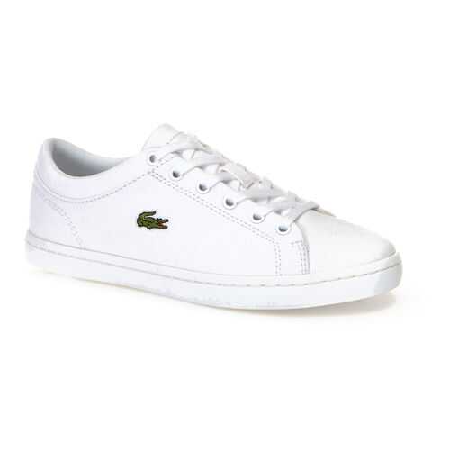 Кеды женские Lacoste Straightset BL 2 белые 38 RU в 5 Карманов