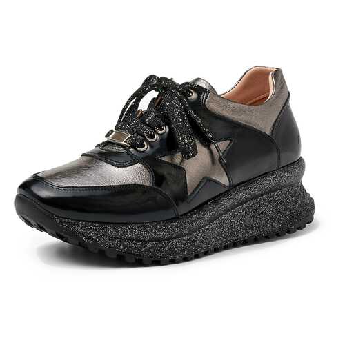Кроссовки женские Pierre Cardin TR-MN-108-1713 черные/серебристые 38 RU в 5 Карманов
