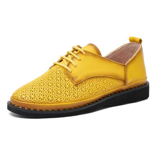 Полуботинки женские Pierre Cardin TR-MN-87-440 желтые 40 RU в 5 Карманов