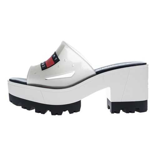 Сабо женские Tommy Jeans EN0EN00832 белые 38 US в 5 Карманов