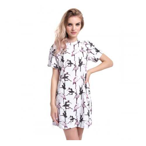 Ночная сорочка женская MARENGO TEXTILE Балерины белая M в 5 Карманов