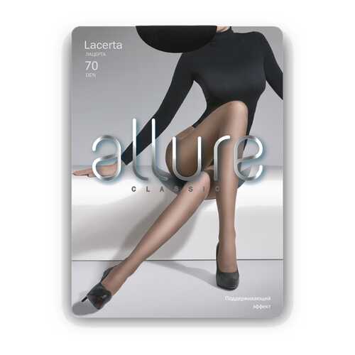 Колготки женские ALLURE ALL LACERTA 70 черные 3 в 5 Карманов
