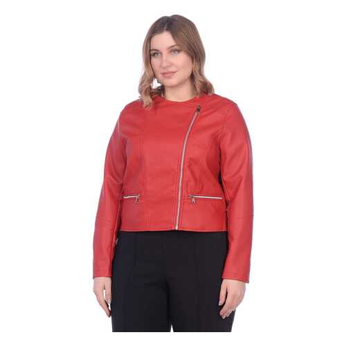 Куртка женская Modis M201W00843O517 красная 3XL в 5 Карманов