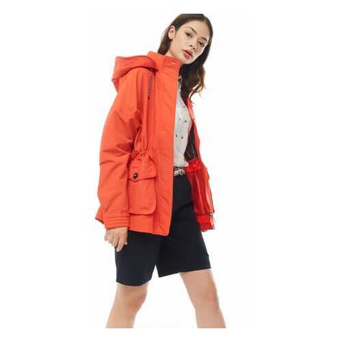 Куртка женская Tommy Hilfiger WW0WW27250 SN6 оранжевая S в 5 Карманов