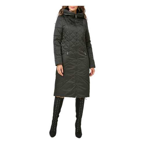Пуховик-пальто женский DizzyWay 19321 черный 54 RU в 5 Карманов