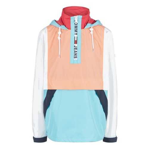 Ветровка женская Tommy Jeans DW0DW08028 CVB разноцветная L в 5 Карманов