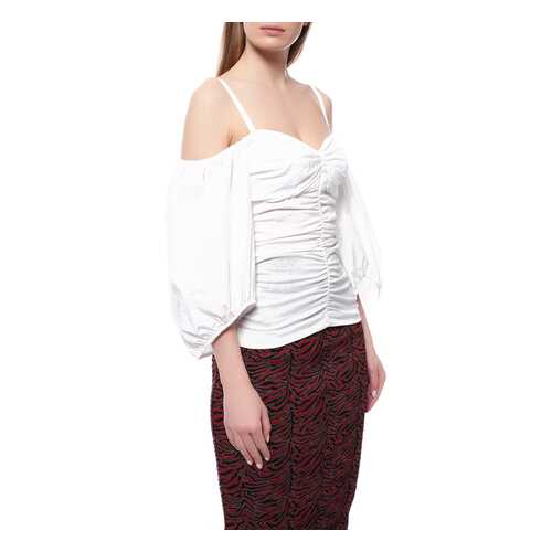 Блуза женская Pinko 1B13MW/4459 белая 40 IT в 5 Карманов
