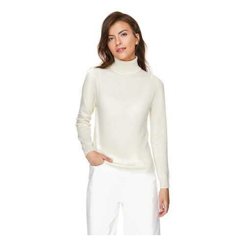 Водолазка женская United Colors of Benetton 20A_1002D2348 белая XL в 5 Карманов