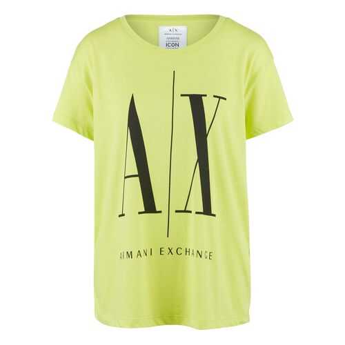 Футболка женская Armani Exchange 8NYTCX YJG3Z желтая S в 5 Карманов