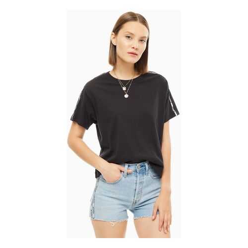 Футболка женская Levi's 1771663 черная/белая XXS в 5 Карманов