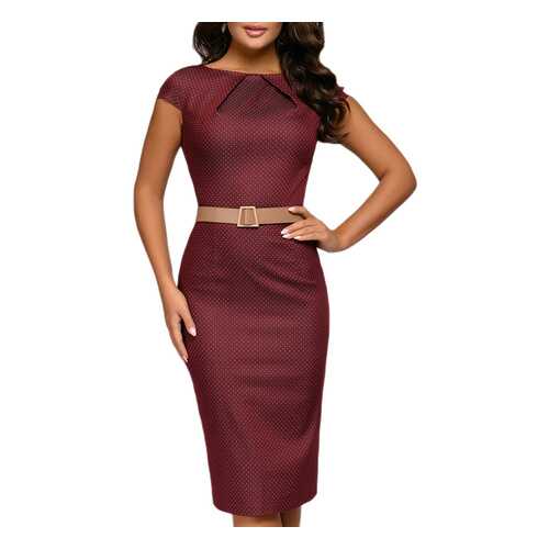 Платье женское D&M by 1001DRESS 0112001-00380BO красное XS в 5 Карманов