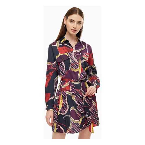 Платье женское MARCIANO Guess 94G804-7527Z-P70L фиолетовое/разноцветное 38 US в 5 Карманов