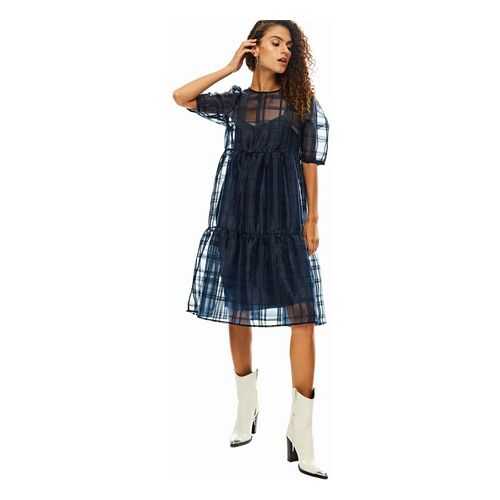 Платье женское Vero Moda 10232510 синее S в 5 Карманов