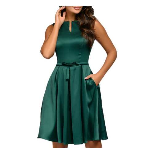 Вечернее платье женское D&M by 1001DRESS 0112001-01961EM зеленое XL в 5 Карманов