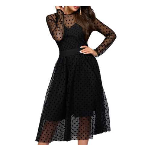 Вечернее платье женское D&M by 1001DRESS DM01050BK черное M в 5 Карманов